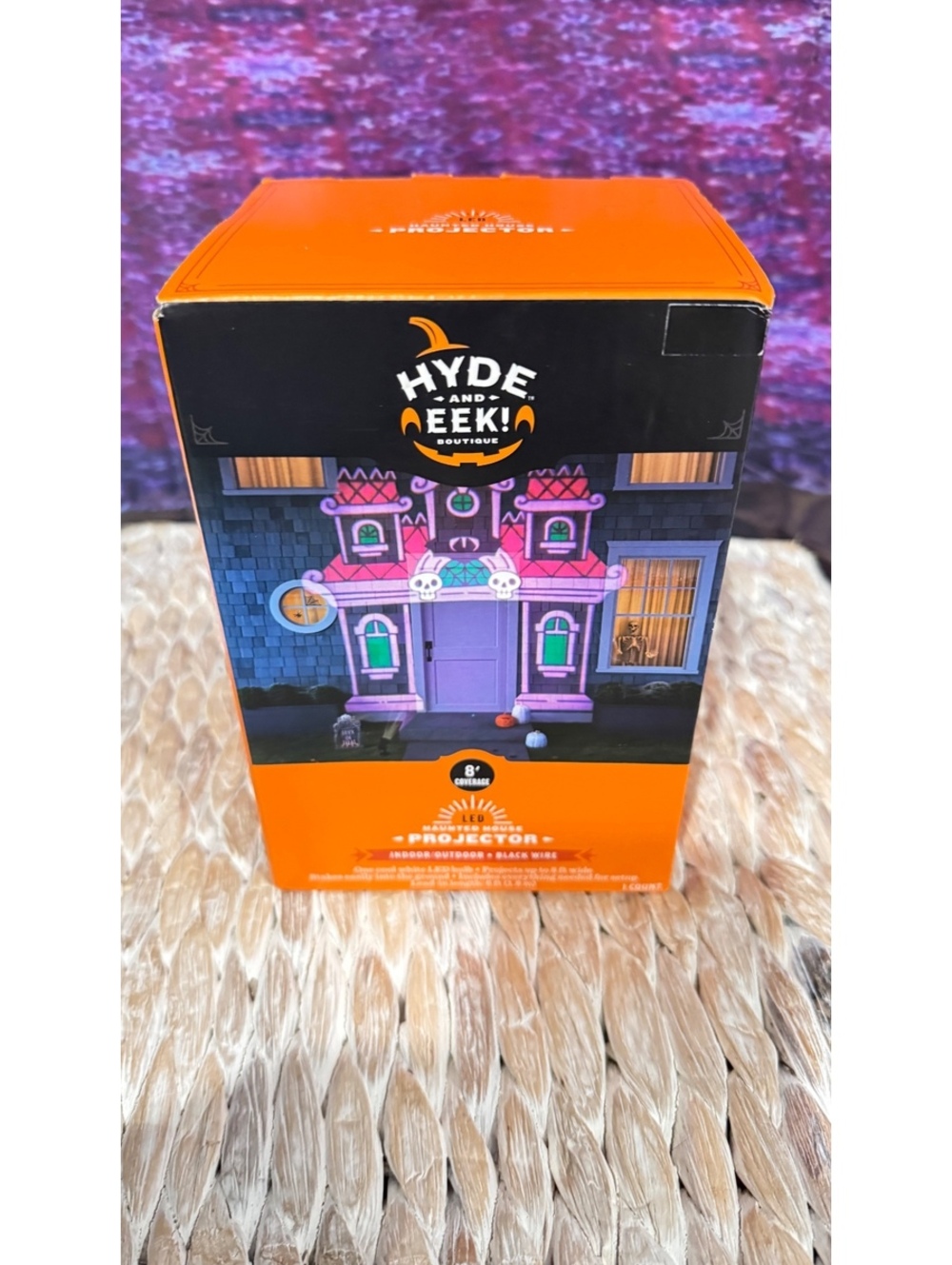 Hyde and Eek! Boutique LED Haunted House Projector - Indoor/Outdoor Halloween 8'